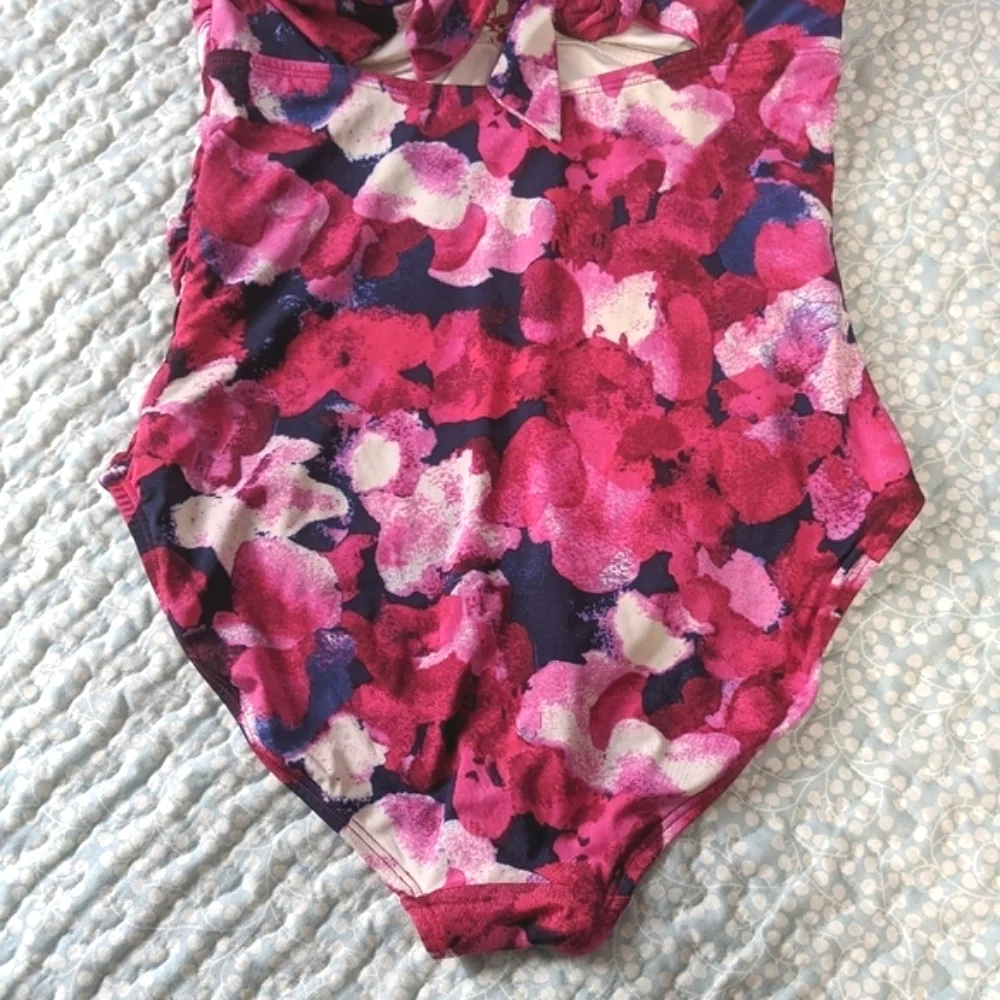 Calvin Klein Poppy Bandeau Maillot Swimsuit